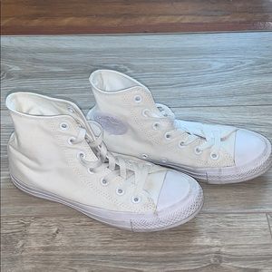 All White Converse